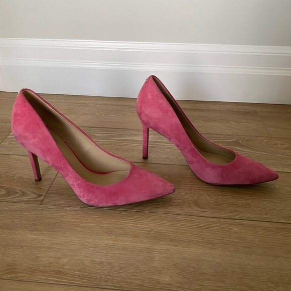 Sam Edelman pink suede shoes size 8 - signs of use - Picture 2 of 6